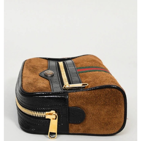 Gucci Brown GG Suede Belt Bag - Picture 3 of 12